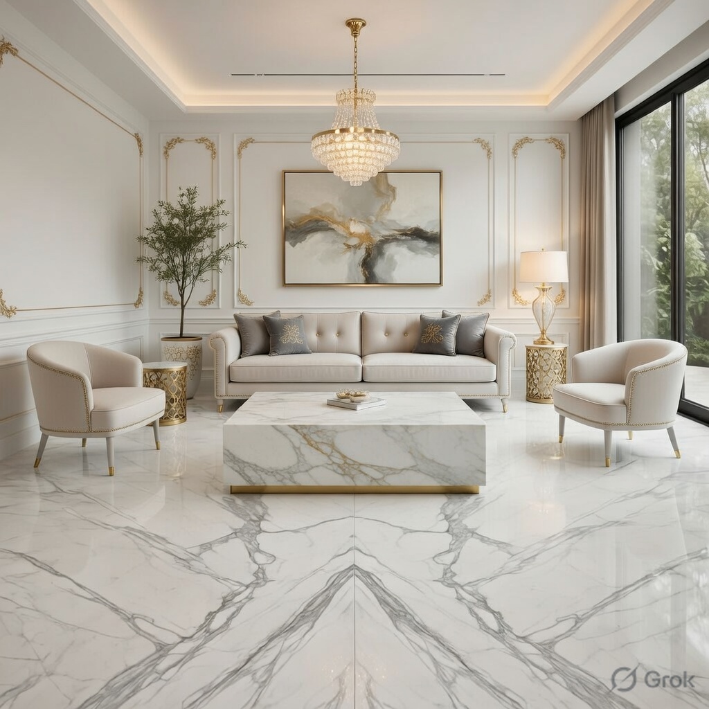 Luxury marble interior at Antariksh Marbles